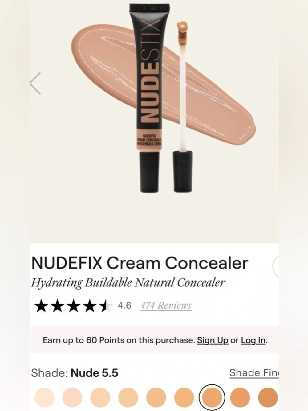 NUDEFIX Cream Concealer Hydrating Buildable Natural Concealer. Choose your color